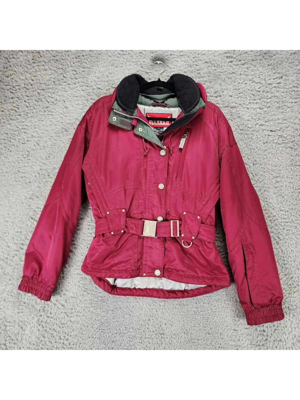 Marker Jacket Womens 8 Red Long Sleeve Full Zip Winter Ski